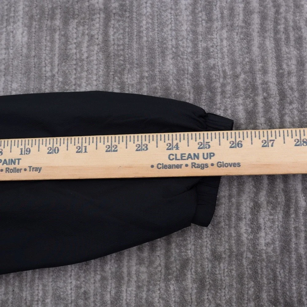 Volcom Ermont Windbreaker Jacket Mens Medium Black Water Resistant Hooded Zip Up